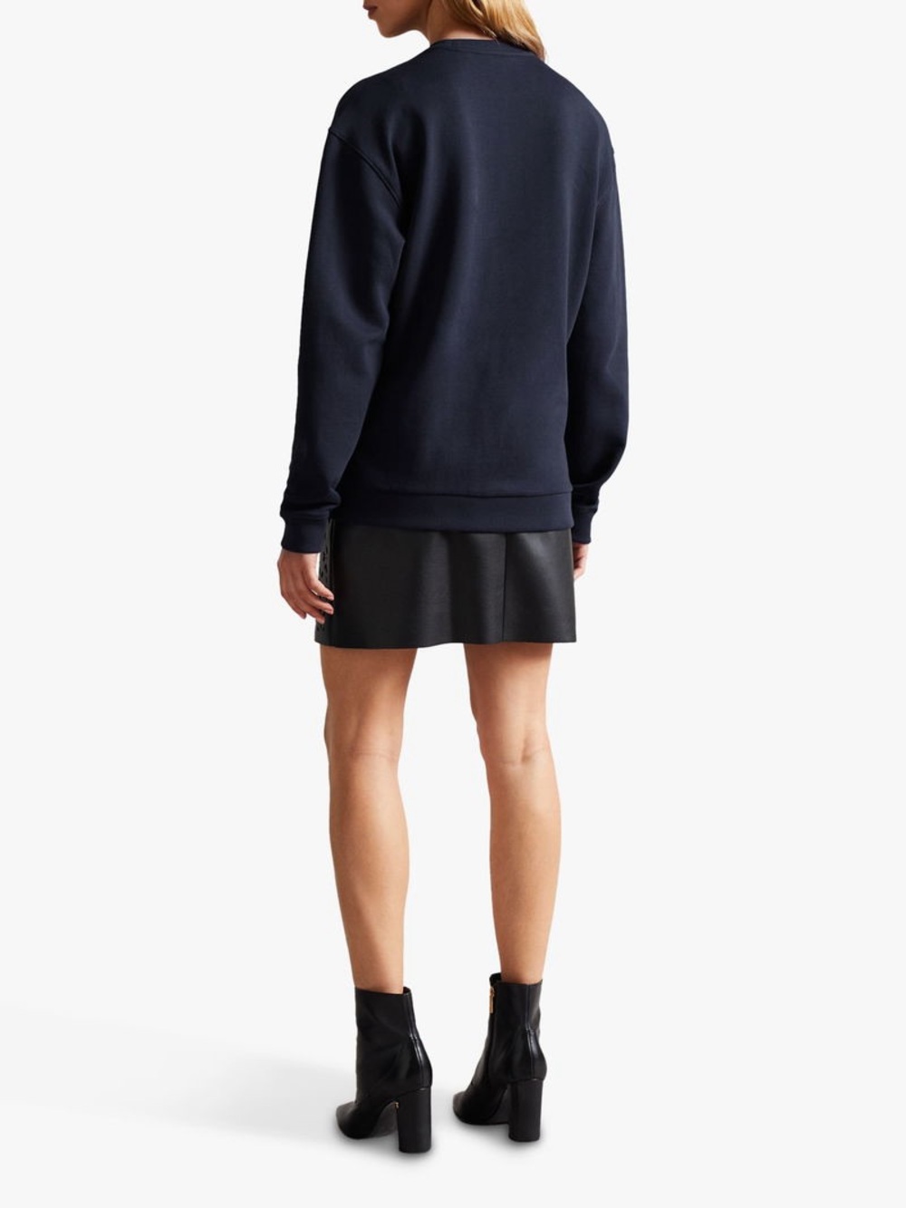 TED BAKER Darsena Flower Graphic Sweatshirt - Picture 3 of 10